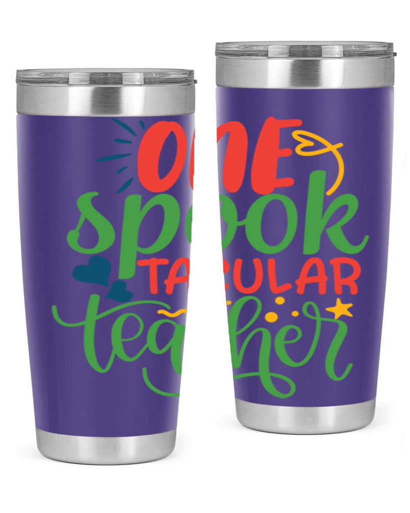 one spook tacular teacher Style 159#- teacher- tumbler