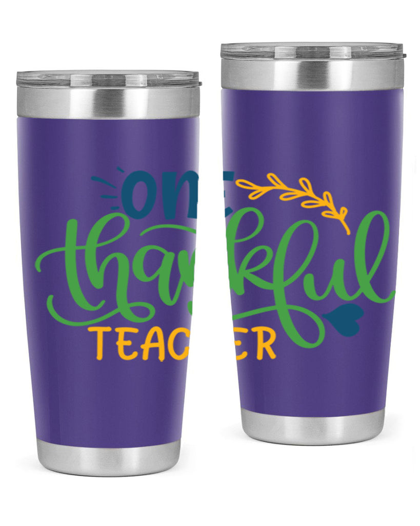 one thankful teacher Style 156#- teacher- tumbler