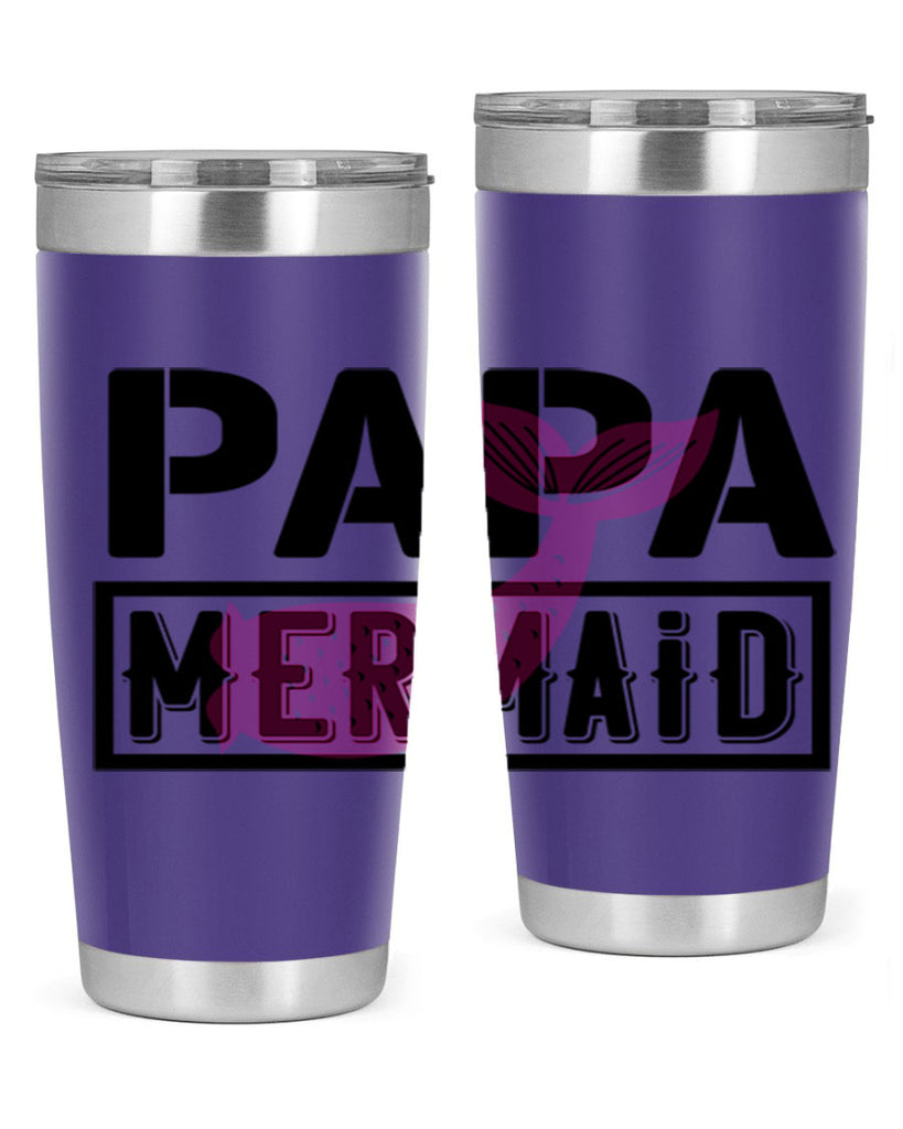 papa mermaid 533#- mermaid- Tumbler