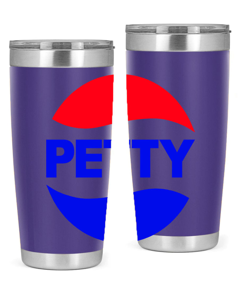 petty  pepsi 54#- black words phrases- Cotton Tank