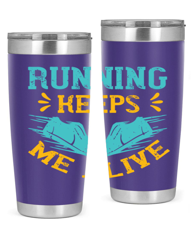 running keeps me alive 19#- running- Tumbler