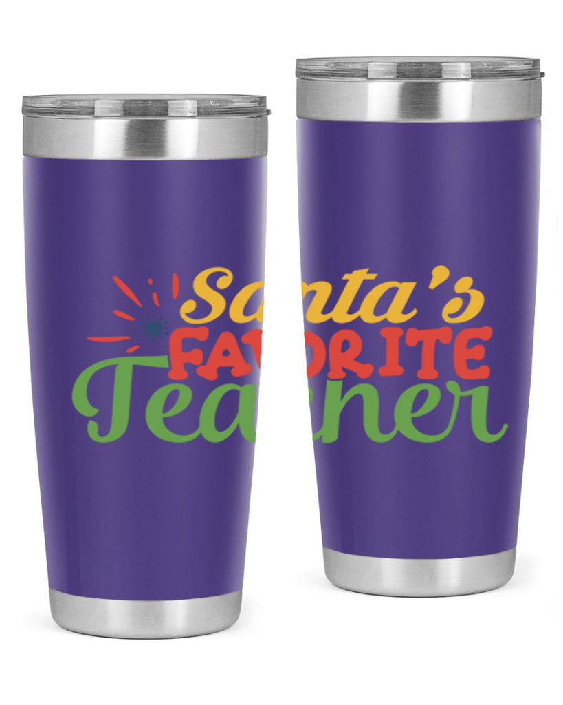 santas favorite teacher Style 152#- teacher- tumbler