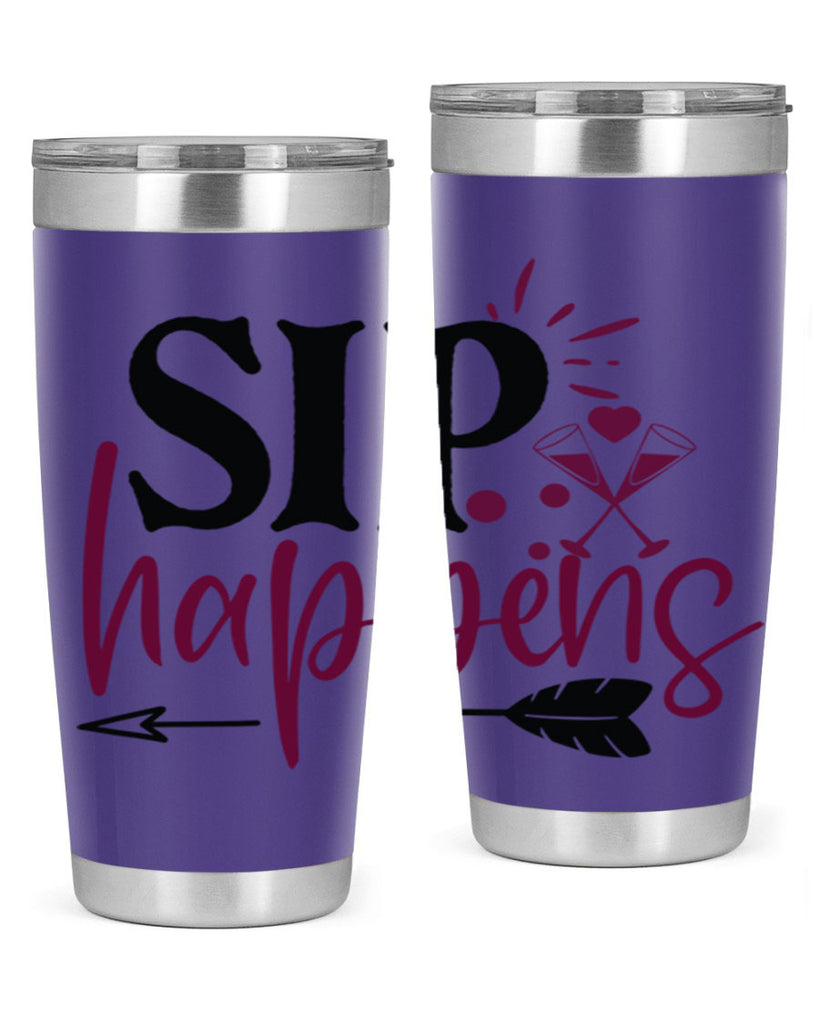 sip happens 164#- wine- Tumbler