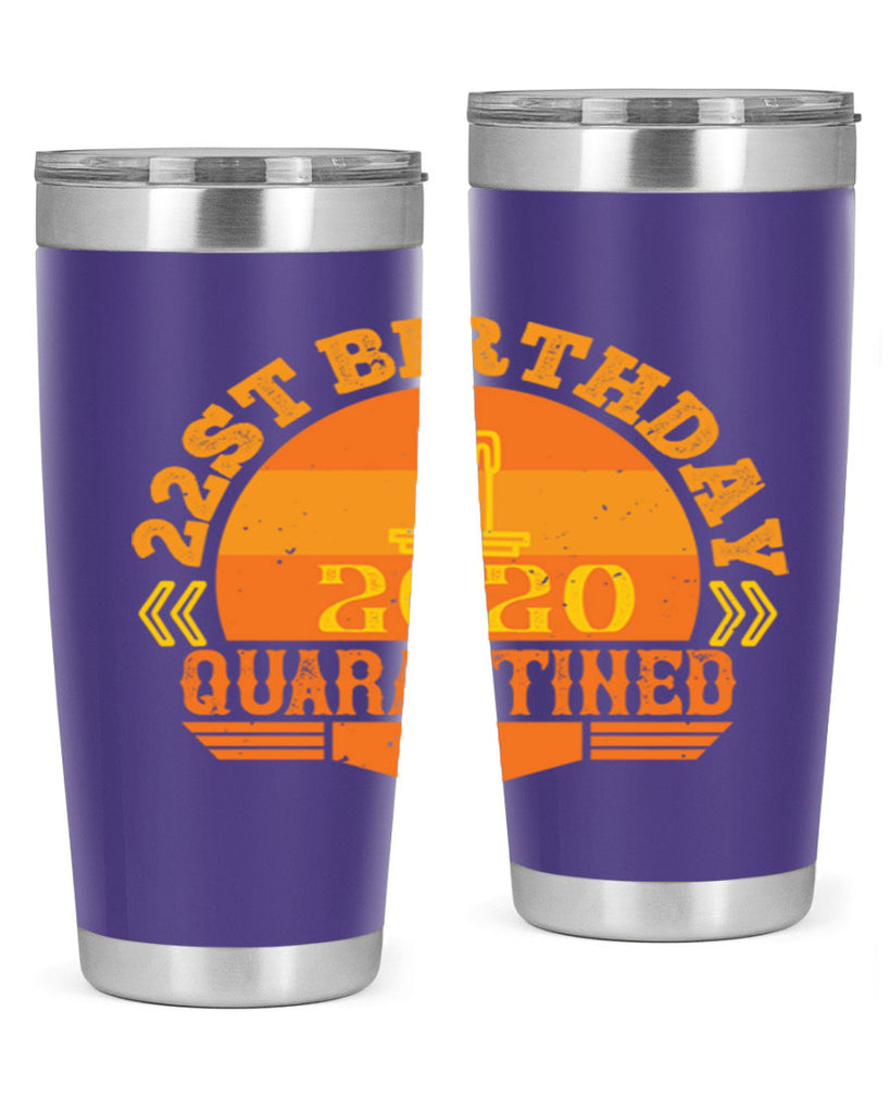 st birthday quarantined 274#- fathers day- Tumbler