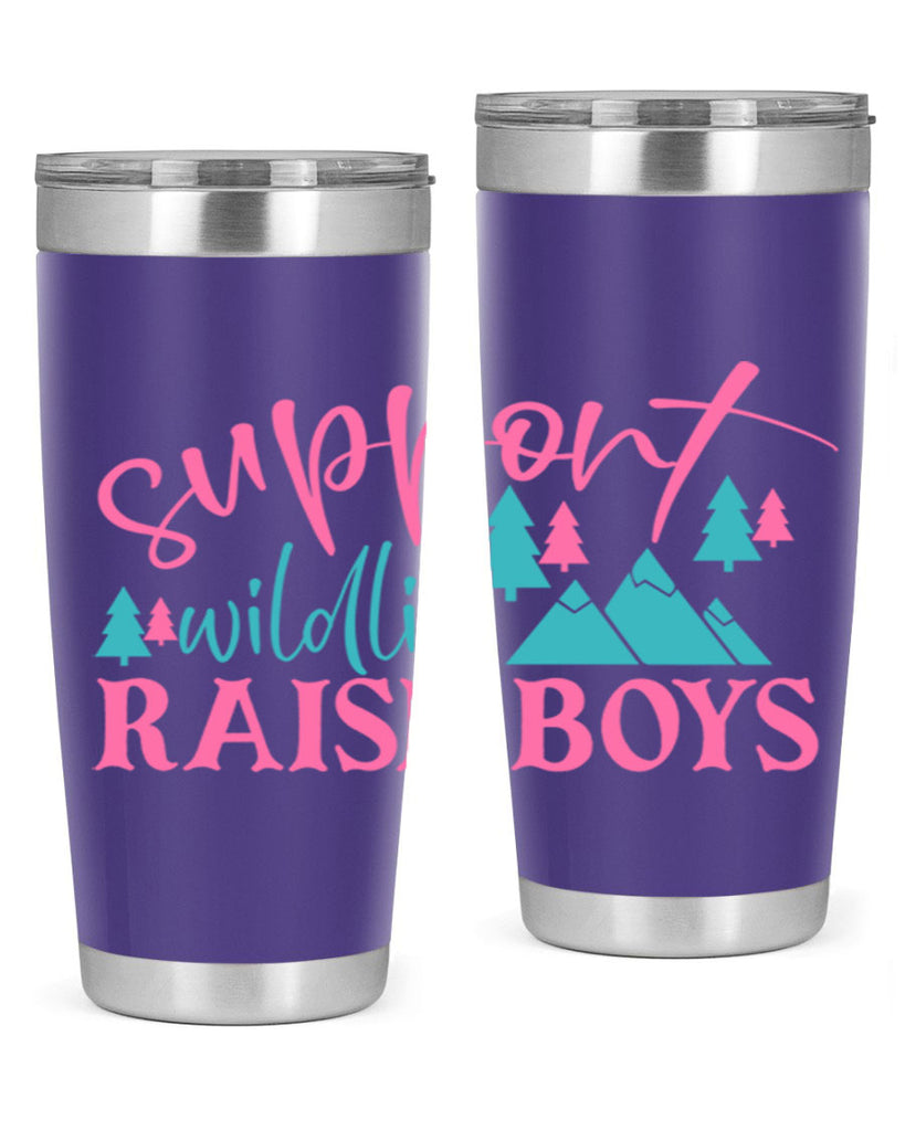 support wildlife raise boys 300#- mom- Tumbler