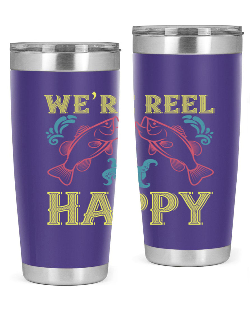 we’re reel happy 233#- fishing- Tumbler