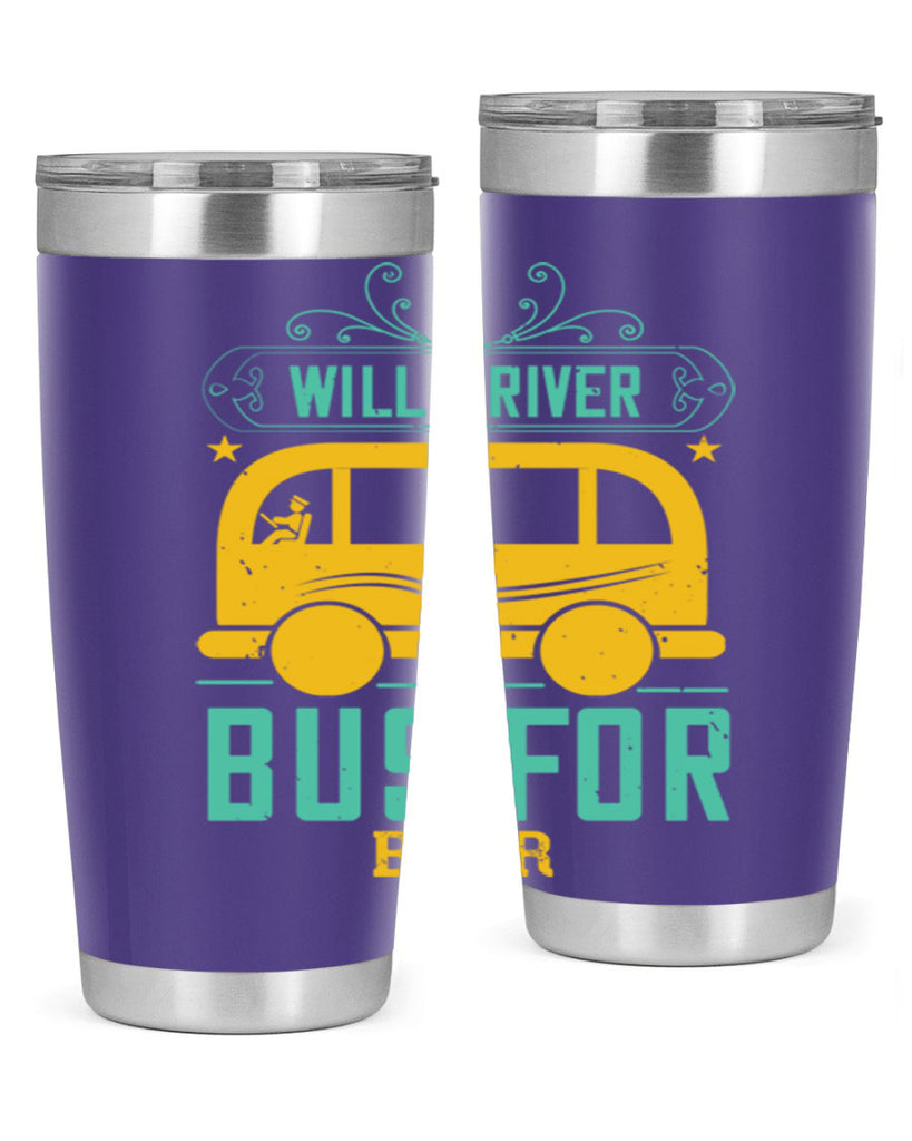 will driver bus for beer Style 6#- bus driver- tumbler