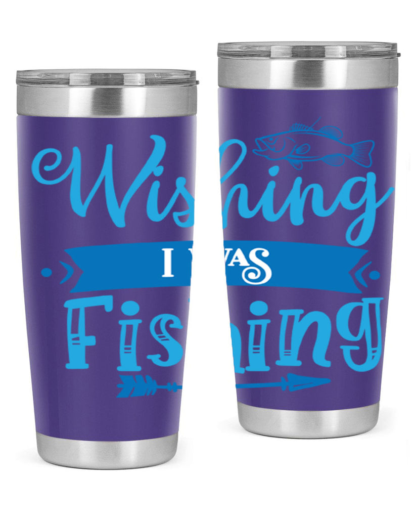 wishing i was fishing 189#- fishing- Tumbler