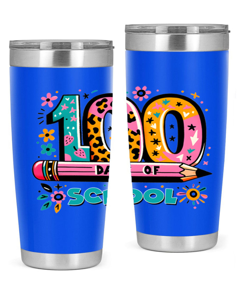 100 days of school lighting 32#- 100 days of school- Tumbler