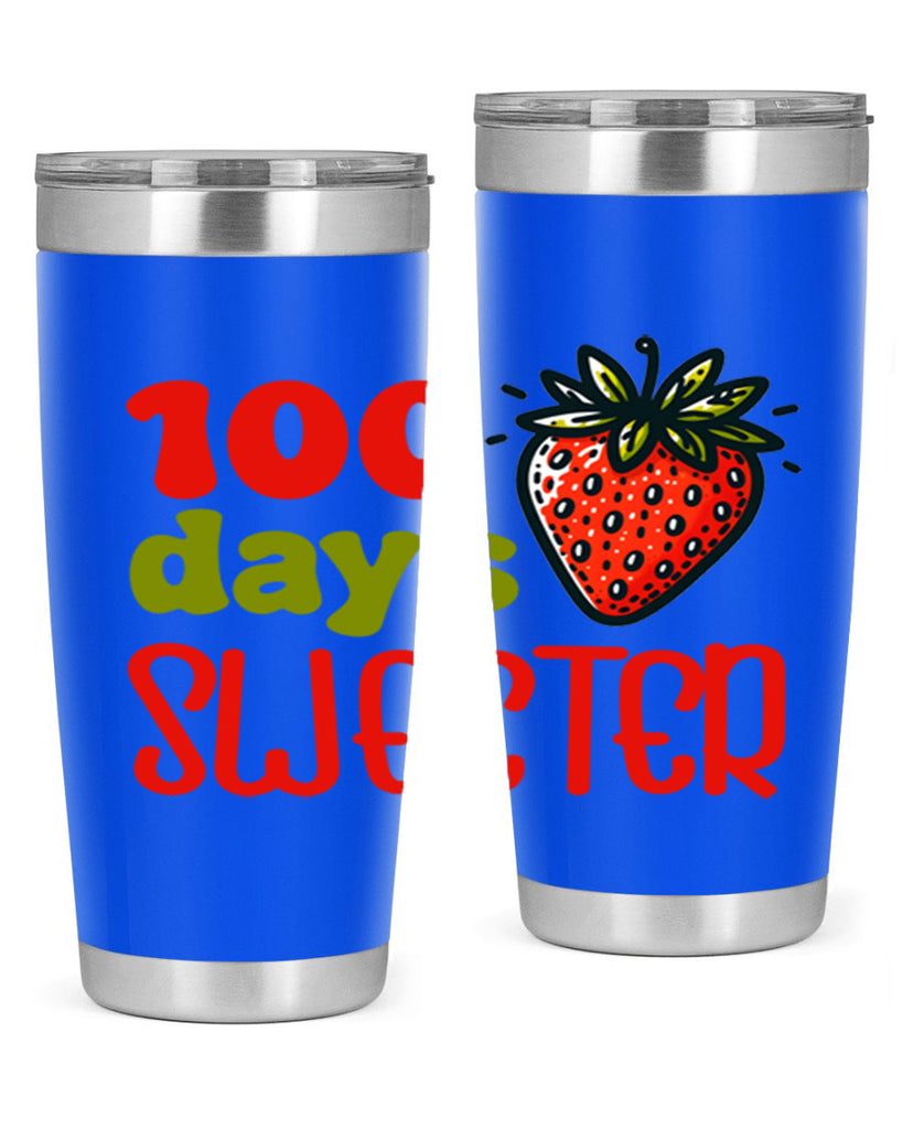 100 days sweeter Sublimation 34#- 100 days of school- Tumbler