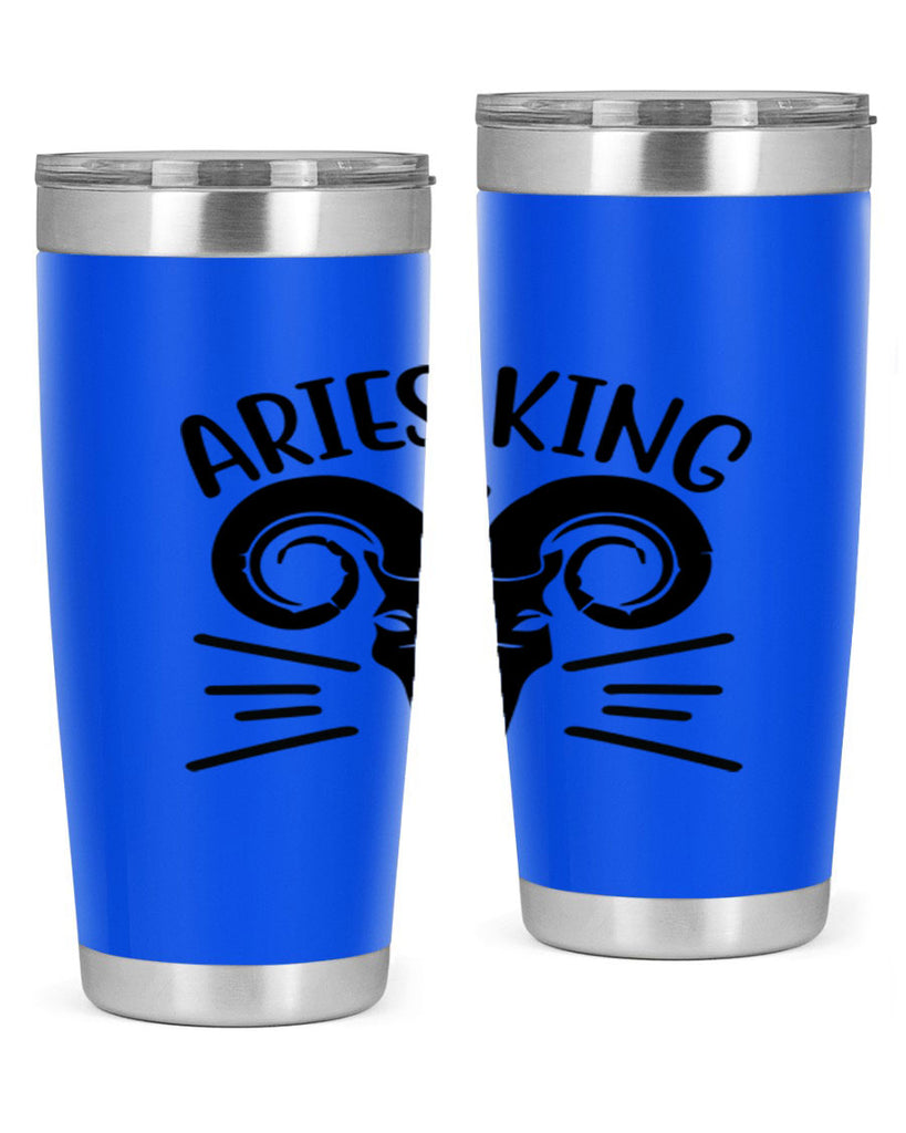 Aries king 109#- zodiac- Tumbler