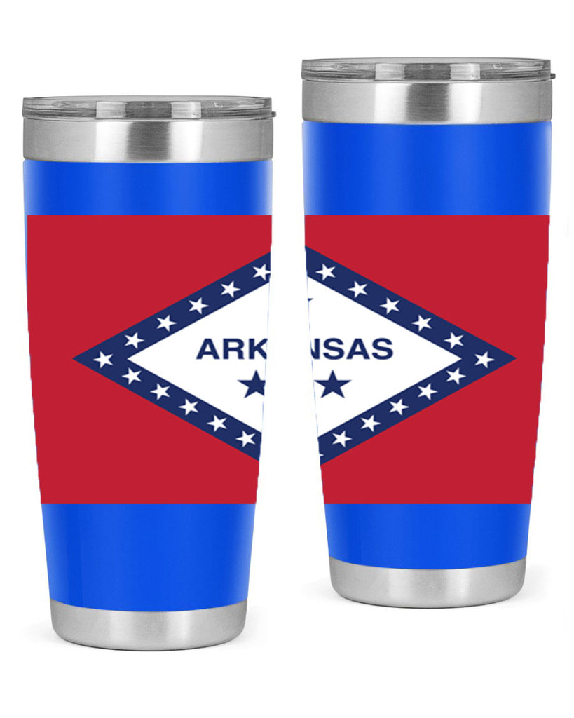 Arkansas 48#- Us Flags- Tumbler