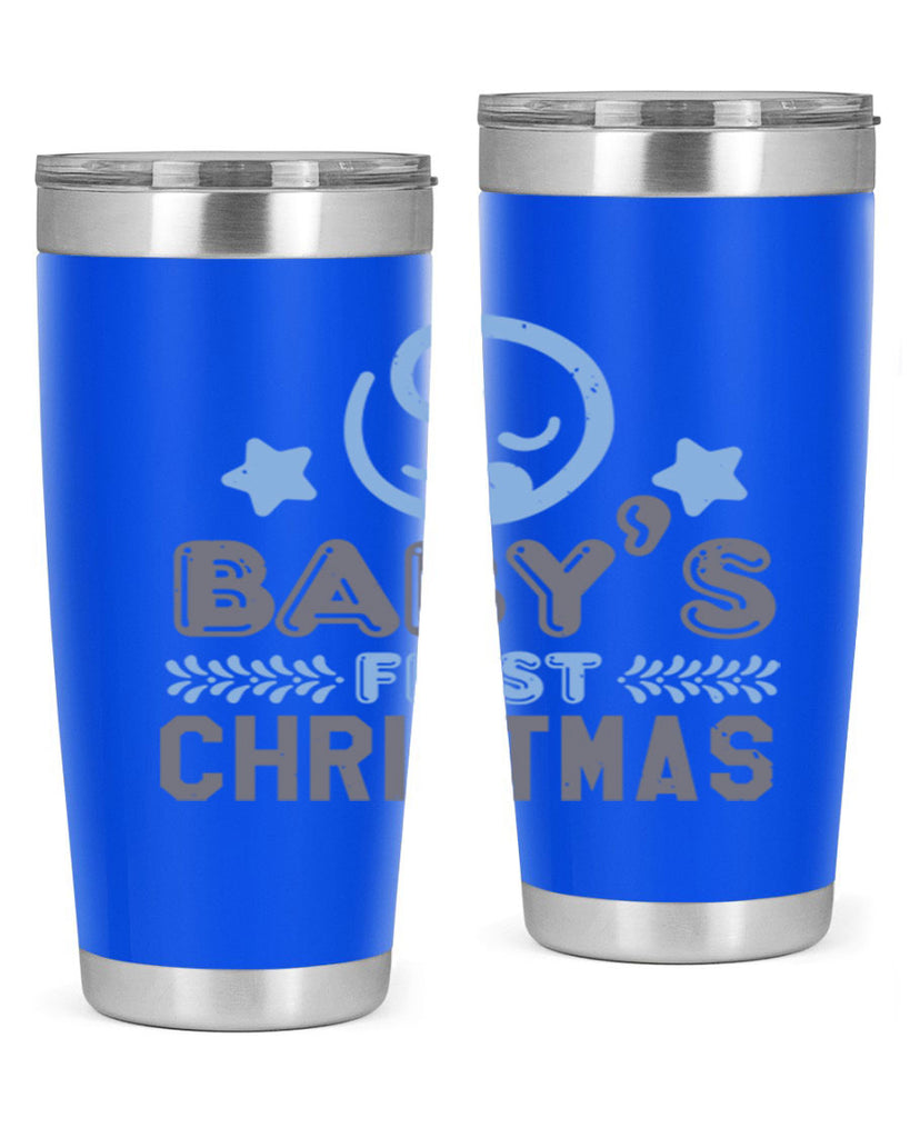 Baby First Christmas Style 2#- baby shower- tumbler