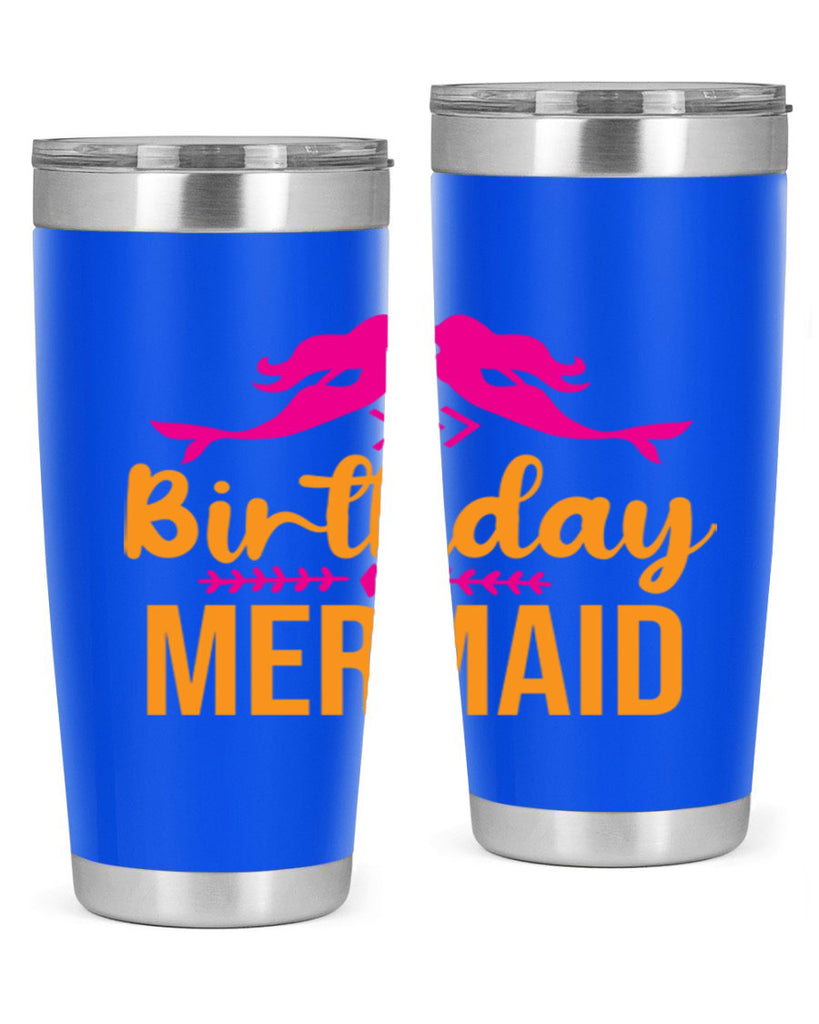 Birthday Mermaid 69#- mermaid- Tumbler