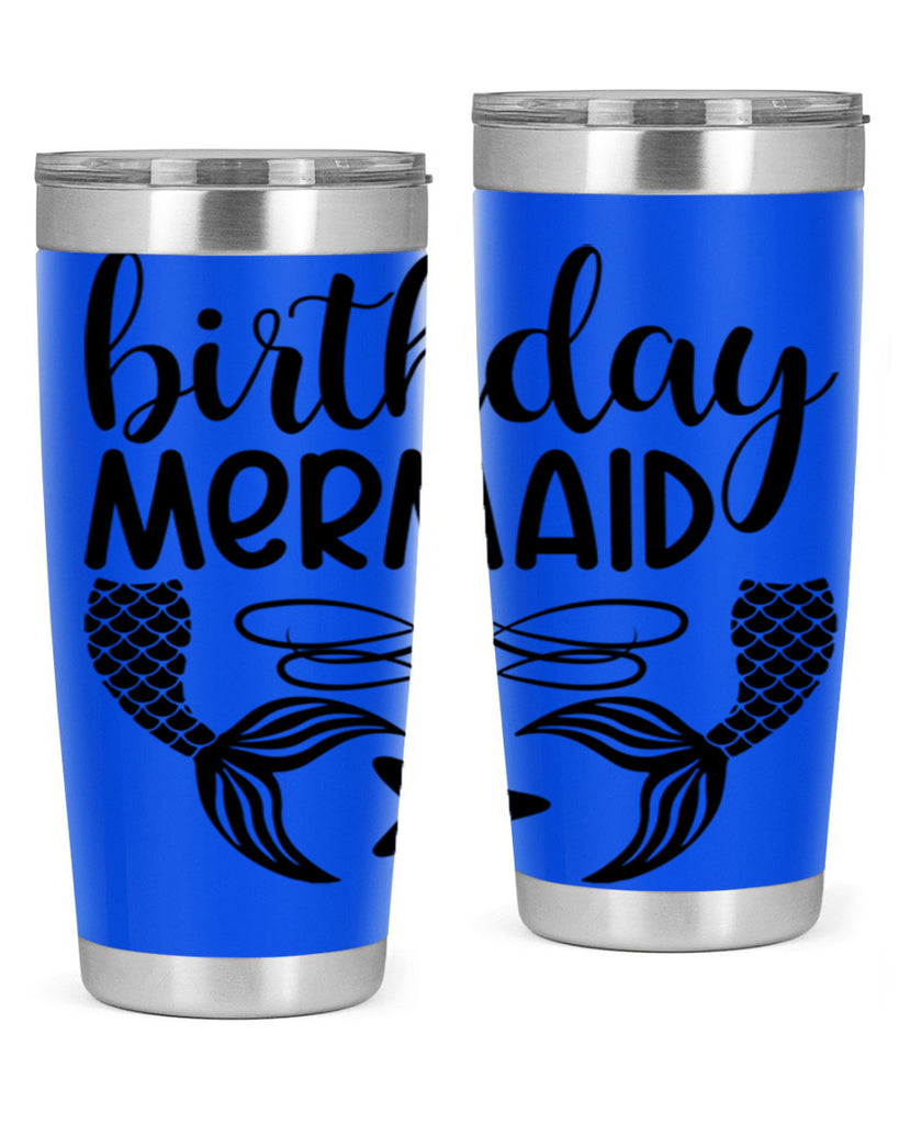 Birthday mermaid 76#- mermaid- Tumbler