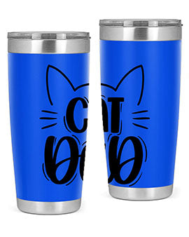 Cat Dad Style 81#- cat- Tumbler