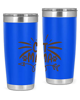 Cat Mama Style 5#- cat- Tumbler