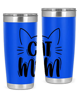 Cat Mom Style 85#- cat- Tumbler
