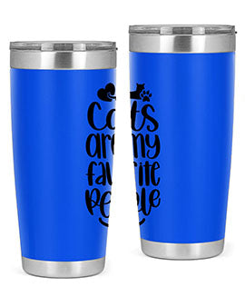 Cats Are My Favorite People Style 89#- cat- Tumbler