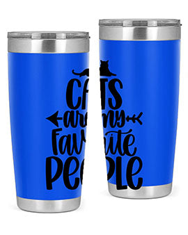 Cats Are My Favorite People Style 90#- cat- Tumbler