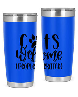 Cats Welcome Style 91#- cat- Tumbler