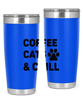 Coffee Cat Style 41#- cat- Tumbler