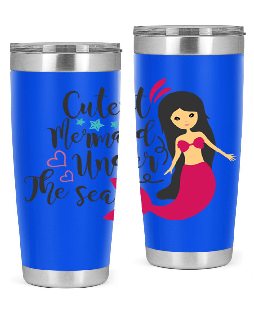 Cutest Mermaid under the sea 95#- mermaid- Tumbler