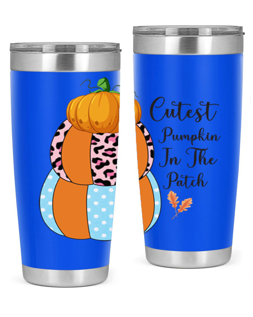 Cutest Pumpkin in the Patch 64#- fall- Tumbler