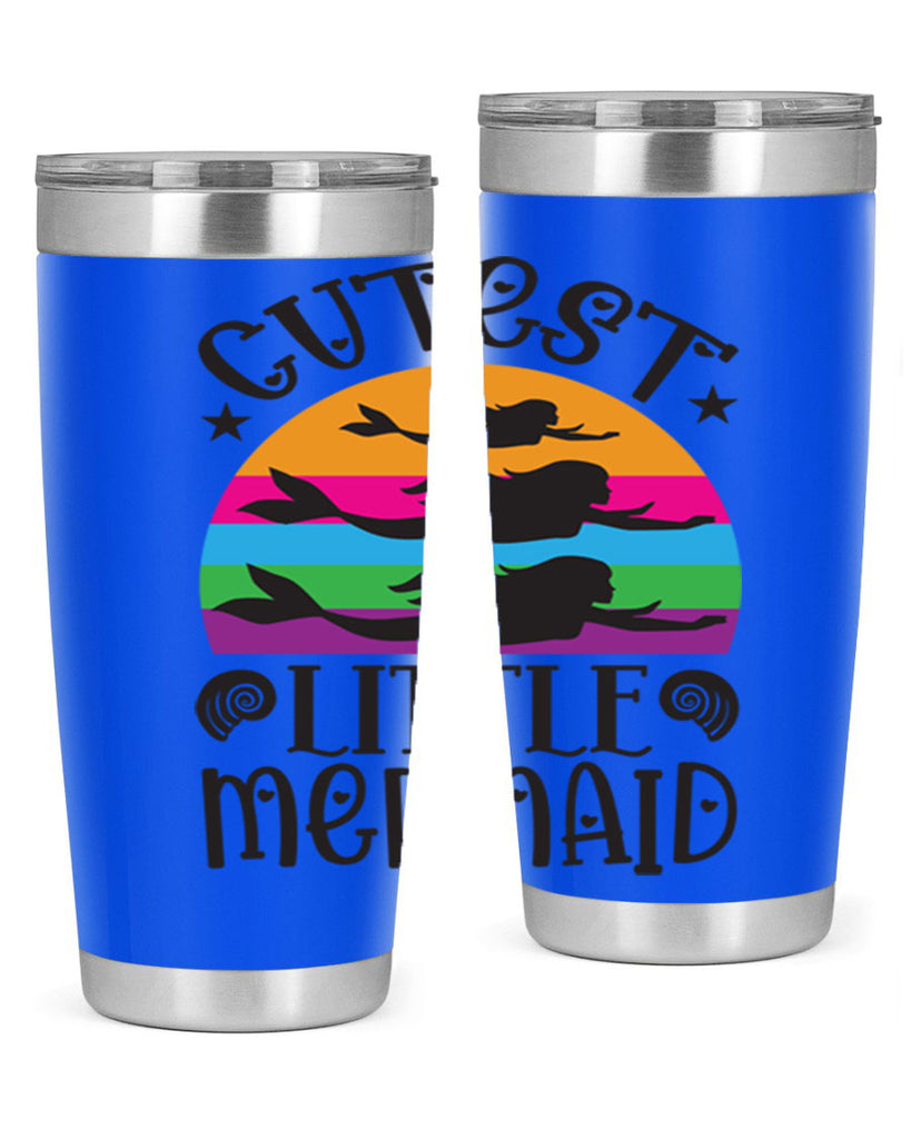 Cutest little mermaid 96#- mermaid- Tumbler