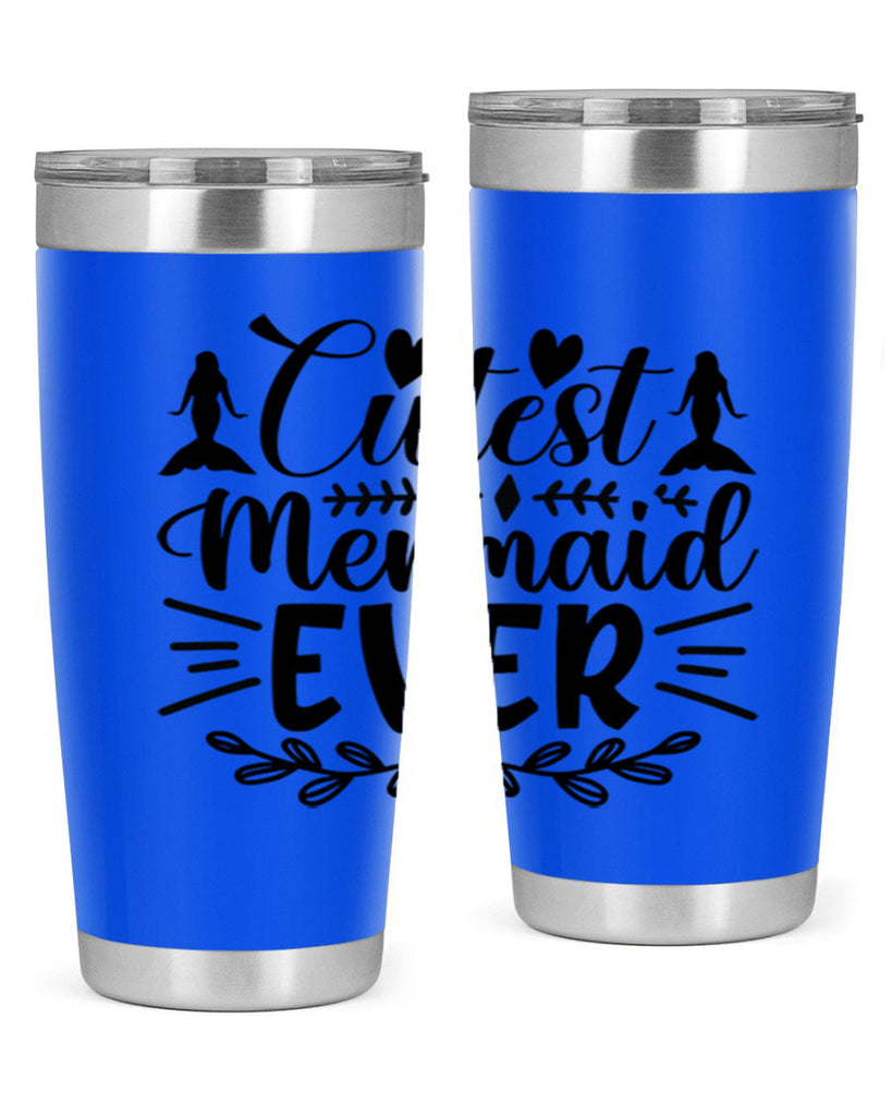 Cutest mermaid ever 100#- mermaid- Tumbler