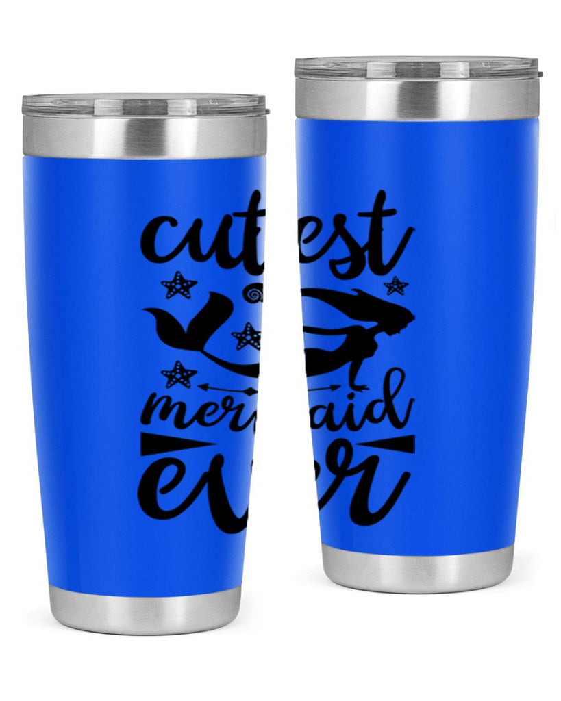 Cutest mermaid ever design 103#- mermaid- Tumbler