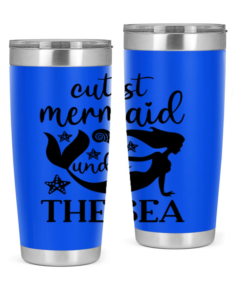Cutest mermaid under the sea 110#- mermaid- Tumbler