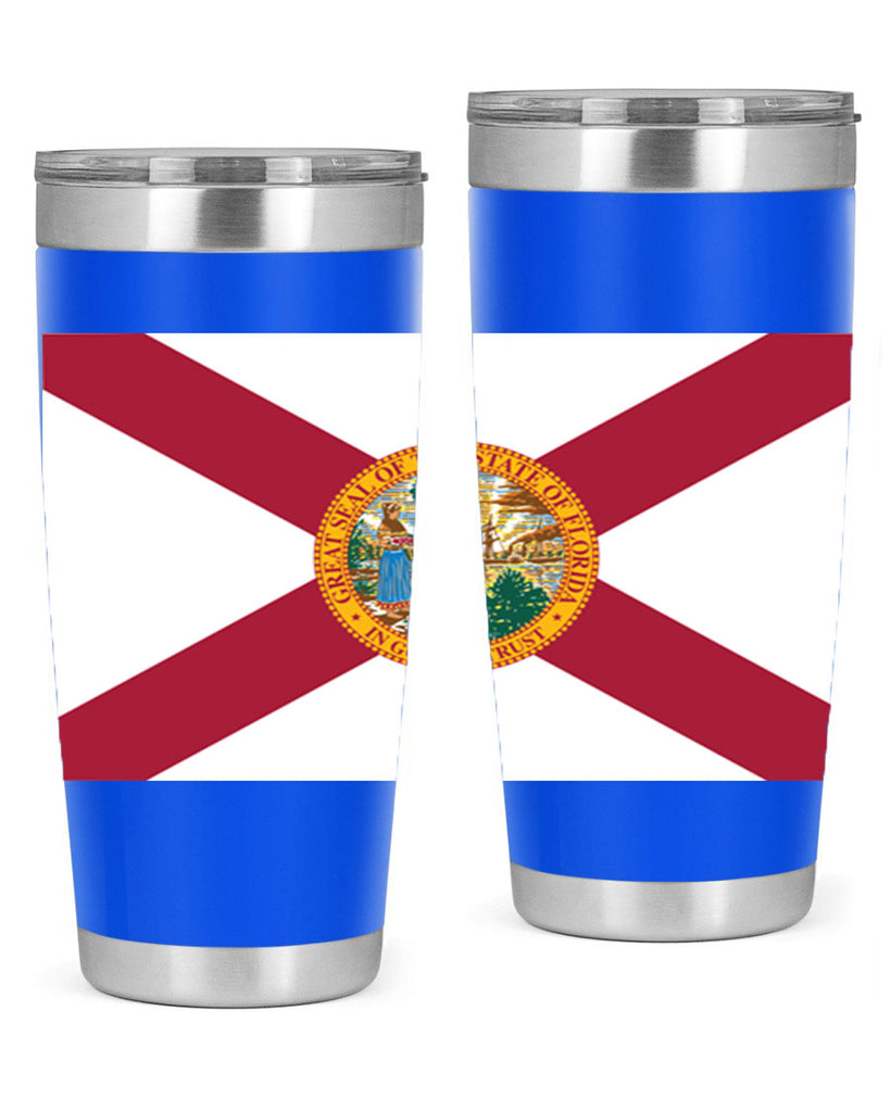 Florida 43#- Us Flags- Tumbler