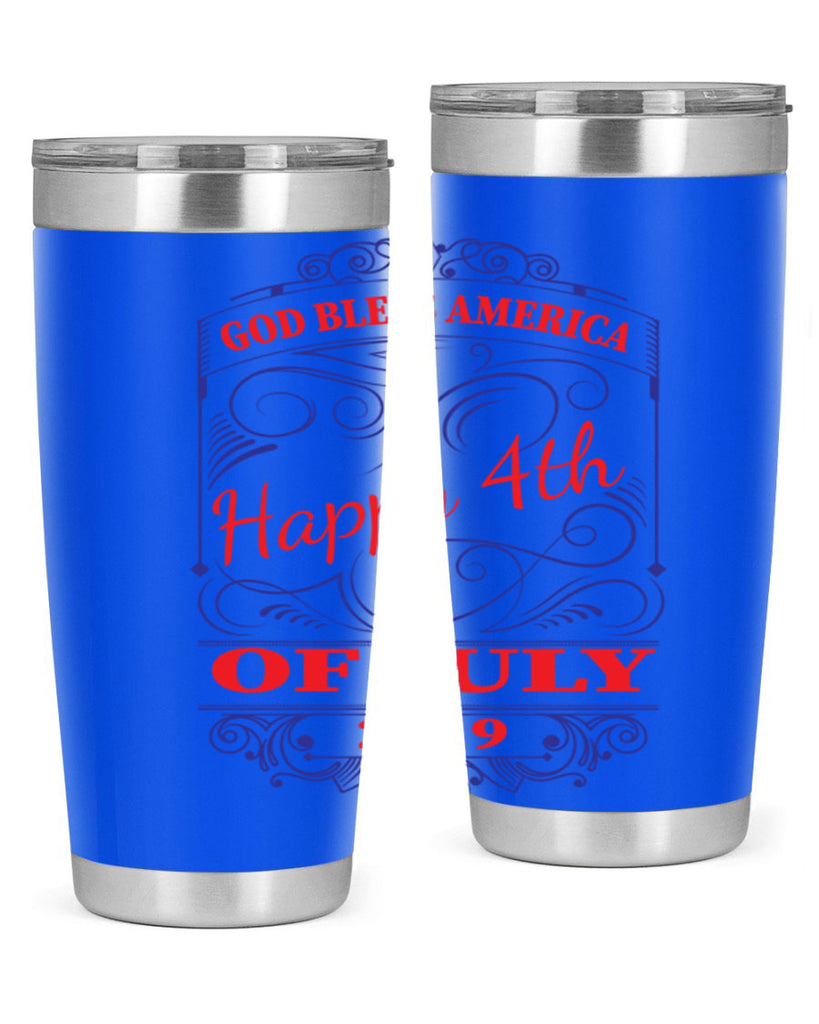 GOD BLESS AMERICA Happy thOF JULY Style 94#- Fourt Of July- Tumbler