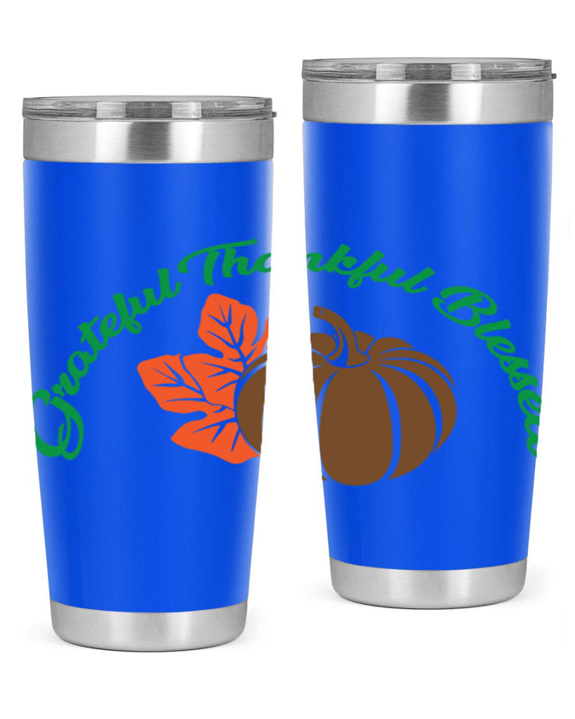 Grateful Thankful Blessed 214#- fall- Tumbler