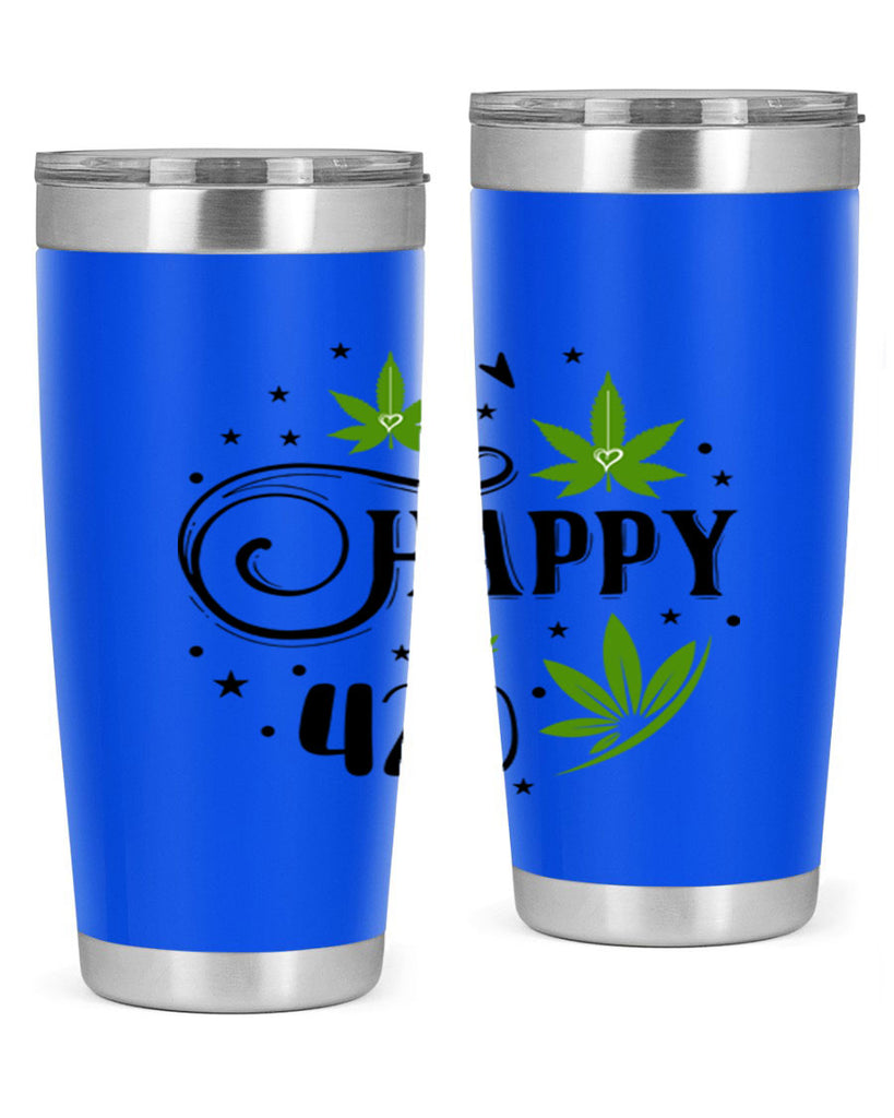 Happy 420 101#- marijuana- Tumbler