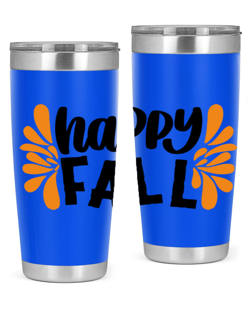 Happy Fall 491#- fall- Tumbler