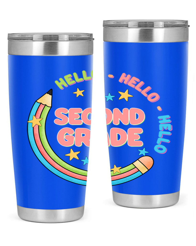 Hello 2nd Grade Pencil 10#- second grade- Tumbler