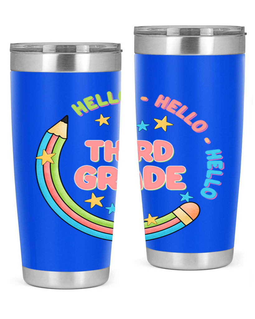 Hello 3rd Grade Pencil 10#- 3rd grade- Tumbler