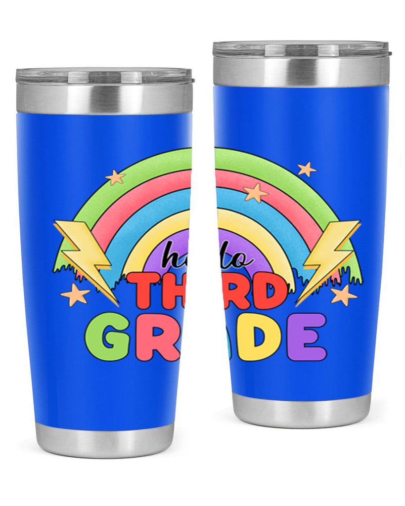 Hello 3rd Grade Rainbow 12#- 3rd grade- Tumbler