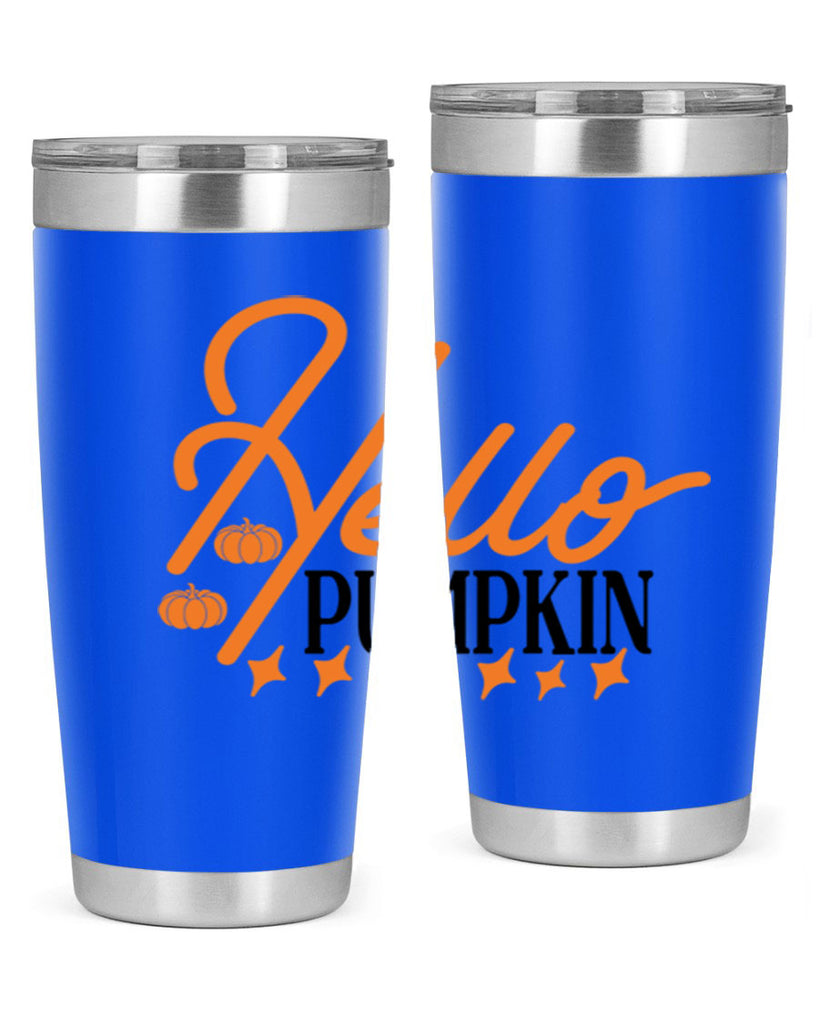 Hello Pumpkin 293#- fall- Tumbler