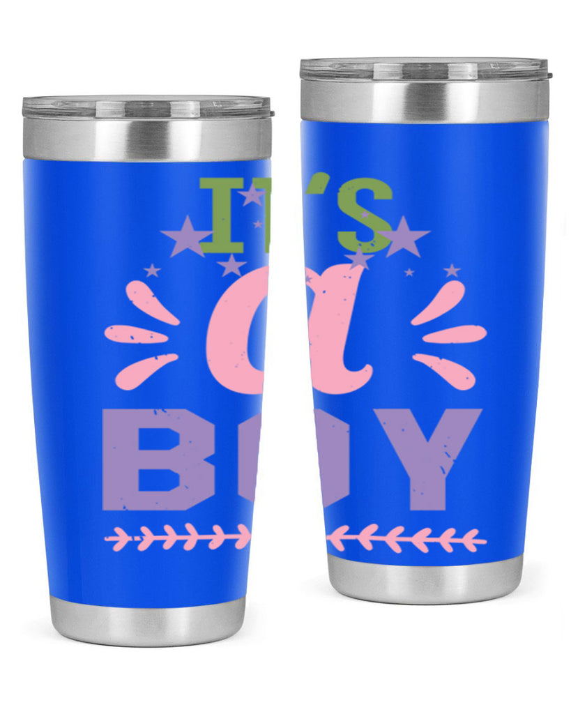 Its a boy Style 33#- baby shower- tumbler