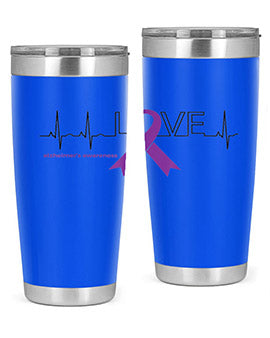 LOVE Gifts for Survivors National Alzheimers Awareness 192#- alzheimers- Tumbler