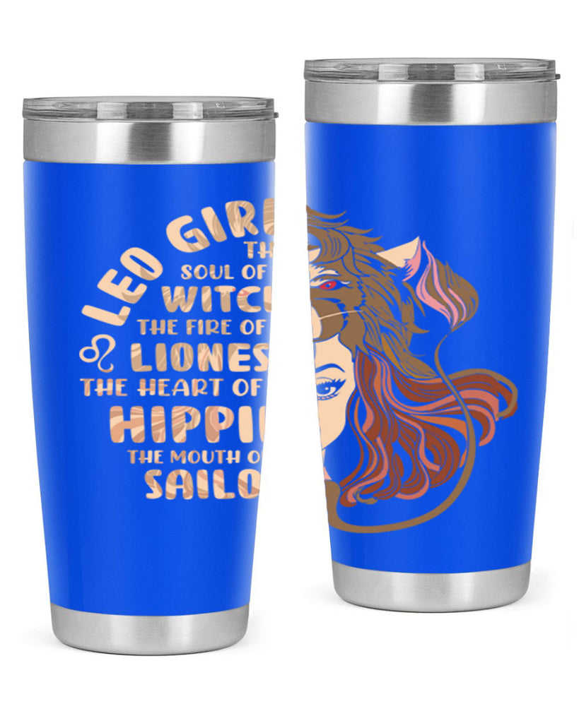 Leo girl 289#- zodiac- Tumbler