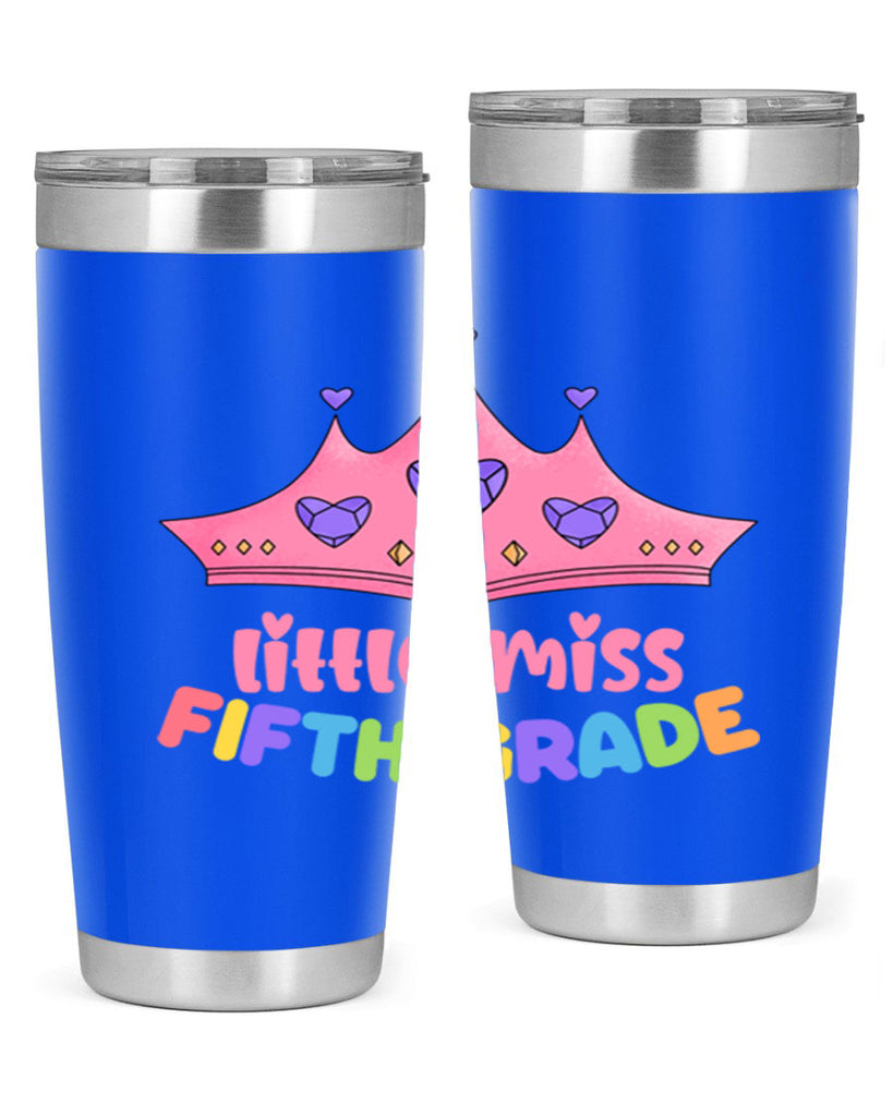 Little Miss 5th Grade 18#- 5th grade- Tumbler