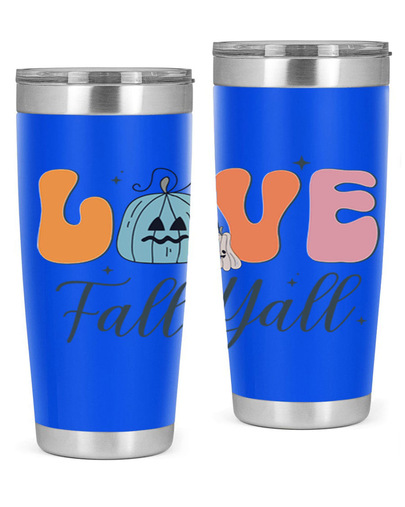 Love Fall Yall 413#- fall- Tumbler