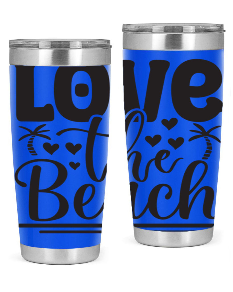 Love the beach 307#- mermaid- Tumbler