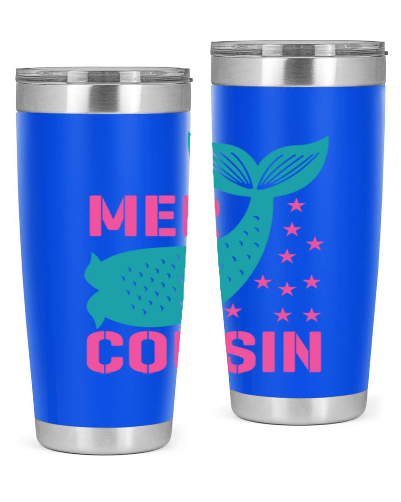 Mer Cousin 324#- mermaid- Tumbler