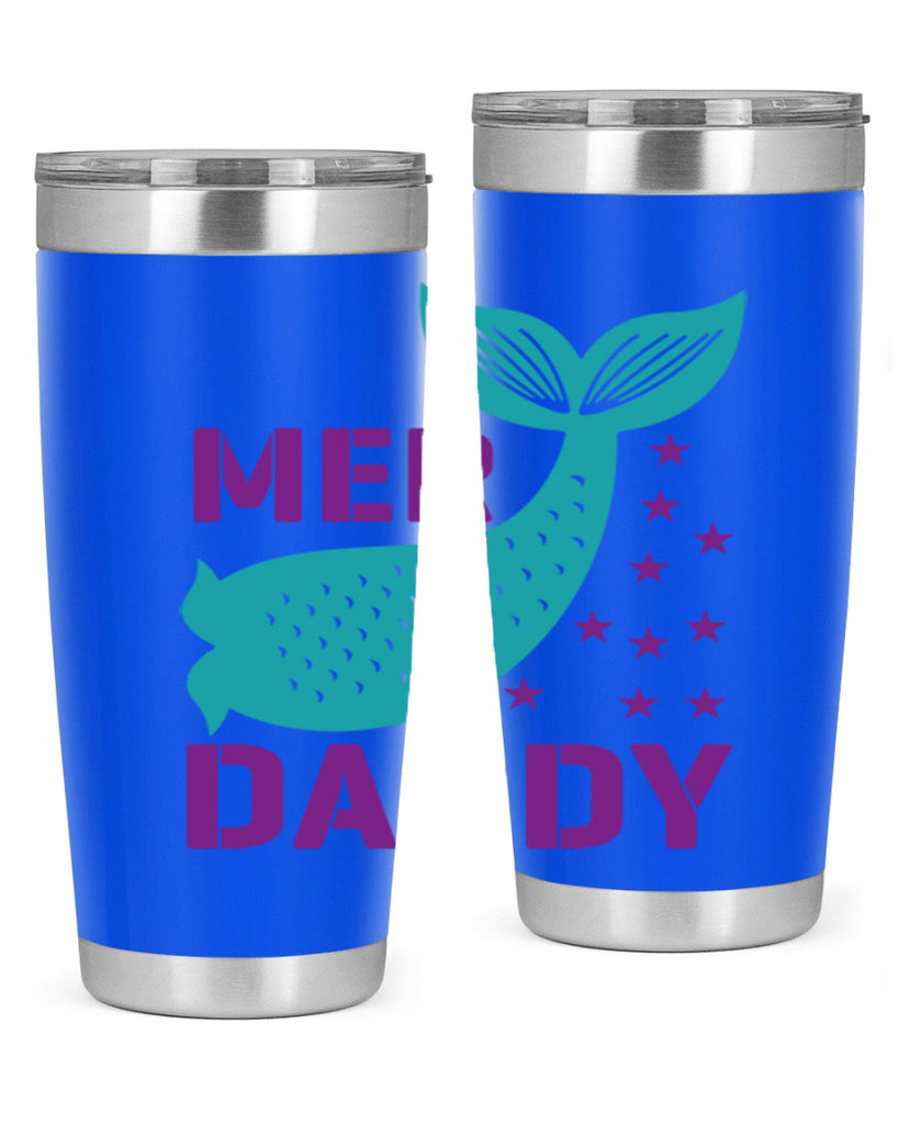 Mer Daddy 326#- mermaid- Tumbler