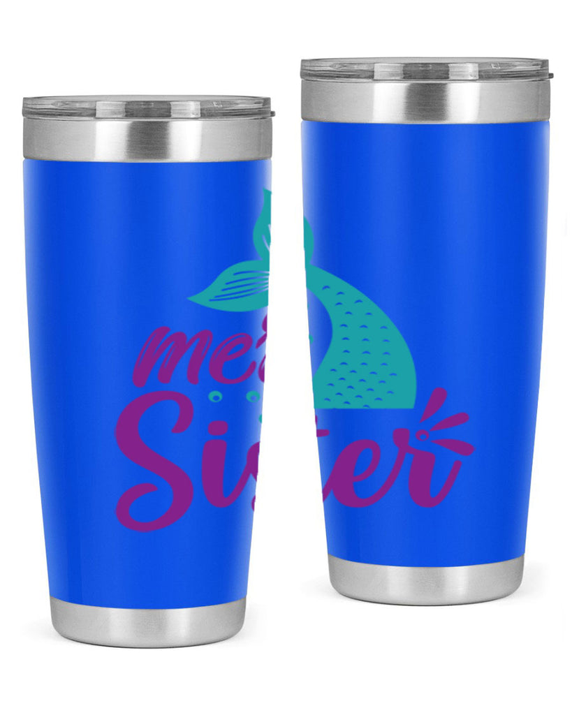 Mer Sister 346#- mermaid- Tumbler